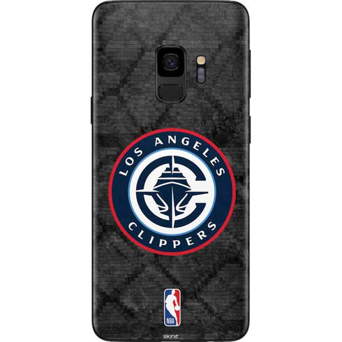 NBA Los Angeles Clippers Black Rust Galaxy S9 Skin