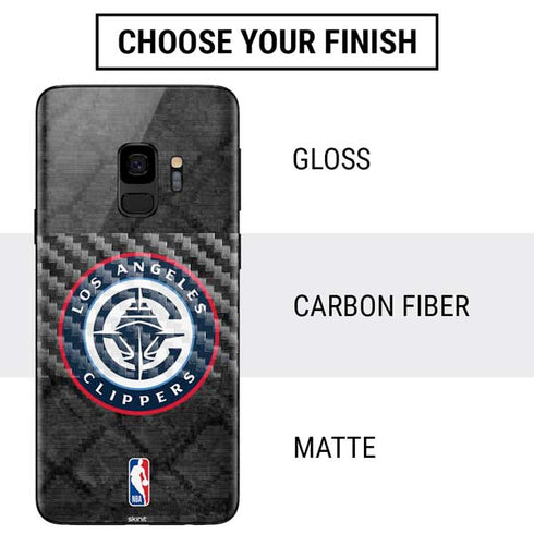 NBA Los Angeles Clippers Black Rust Galaxy S9 Skin