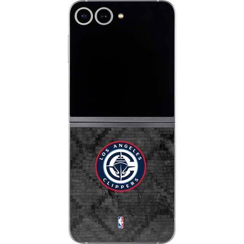 NBA Los Angeles Clippers Black Rust Galaxy Z Flip6 Skin