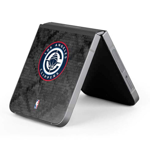 NBA Los Angeles Clippers Black Rust Galaxy Z Flip6 Skin