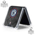 NBA Los Angeles Clippers Black Rust Galaxy Z Flip7 Clear Case