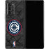 NBA Los Angeles Clippers Black Rust Galaxy Z Fold2 5G Skin