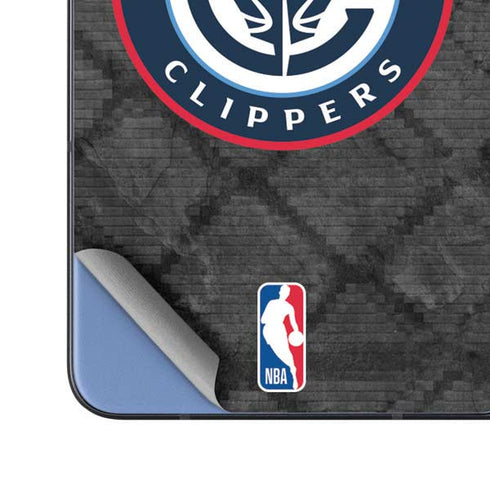 NBA Los Angeles Clippers Black Rust Galaxy Z Fold5 5G Skin