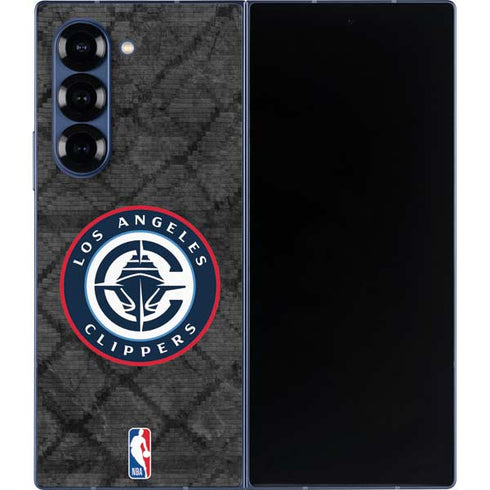 NBA Los Angeles Clippers Black Rust Galaxy Z Fold6 Skin
