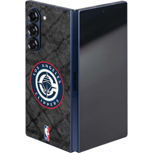 NBA Los Angeles Clippers Black Rust Galaxy Z Fold6 Skin