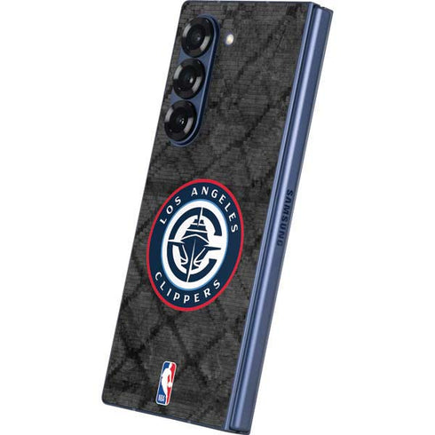 NBA Los Angeles Clippers Black Rust Galaxy Z Fold6 Skin