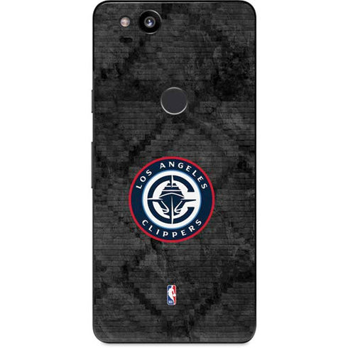 NBA Los Angeles Clippers Black Rust Google Pixel 2 Skin
