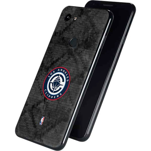 NBA Los Angeles Clippers Black Rust Google Pixel 3a Skin