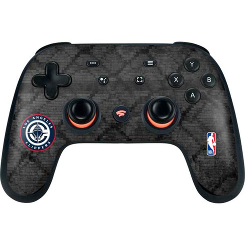 NBA Los Angeles Clippers Black Rust Google Stadia Controller Skin