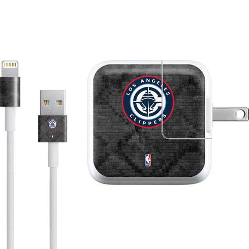 NBA Los Angeles Clippers Black Rust iPad Charger (10W USB) Skin