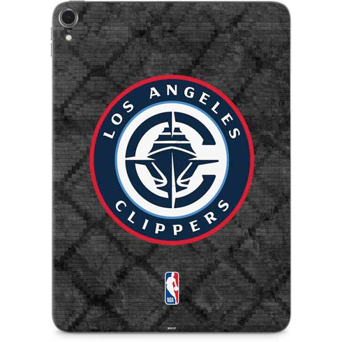 NBA Los Angeles Clippers Black Rust Apple iPad Pro Skin