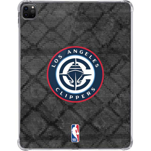 NBA Los Angeles Clippers Black Rust iPad Pro 11in (2024) Clear Case