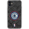 NBA Los Angeles Clippers Black Rust iPhone 11 Clear Case