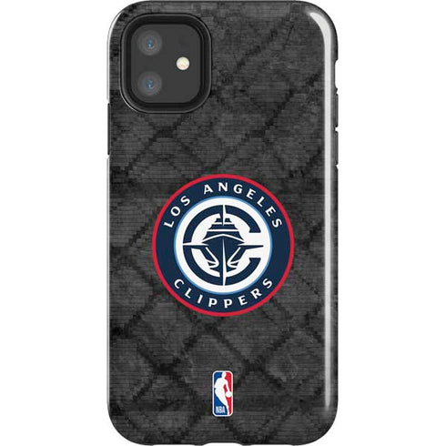 NBA Los Angeles Clippers Black Rust iPhone 11 Impact Case