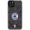 NBA Los Angeles Clippers Black Rust iPhone 11 Pro Clear Case