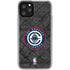NBA Los Angeles Clippers Black Rust iPhone 11 Pro Clear Case