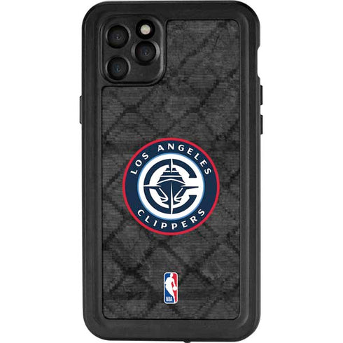 NBA Los Angeles Clippers Black Rust iPhone 11 Pro Max Waterproof Case