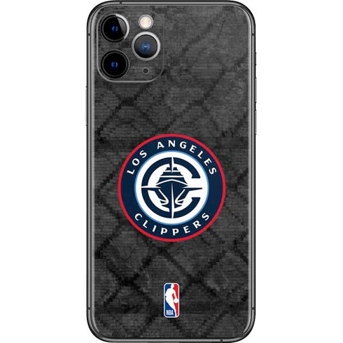 NBA Los Angeles Clippers Black Rust iPhone 11 Pro Skin