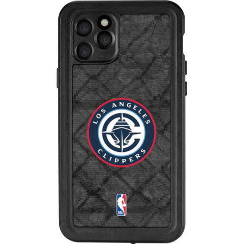 NBA Los Angeles Clippers Black Rust iPhone 11 Pro Waterproof Case