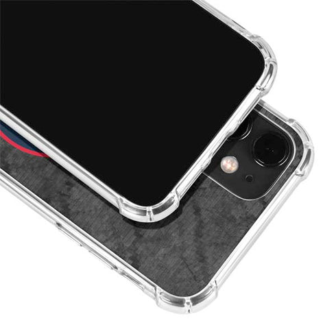 NBA Los Angeles Clippers Black Rust iPhone 12 Clear Case