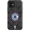 NBA Los Angeles Clippers Black Rust iPhone 12 Impact Case