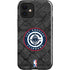 NBA Los Angeles Clippers Black Rust iPhone 12 Impact Case