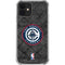 NBA Los Angeles Clippers Black Rust iPhone 12 Mini Clear Case