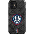 NBA Los Angeles Clippers Black Rust iPhone 12 Mini Impact Case