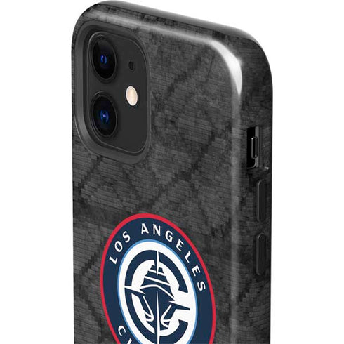 NBA Los Angeles Clippers Black Rust iPhone 12 Mini Impact Case