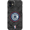 NBA Los Angeles Clippers Black Rust iPhone 12 Mini Lite Case
