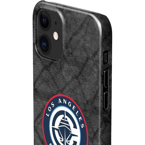 NBA Los Angeles Clippers Black Rust iPhone 12 Mini Lite Case