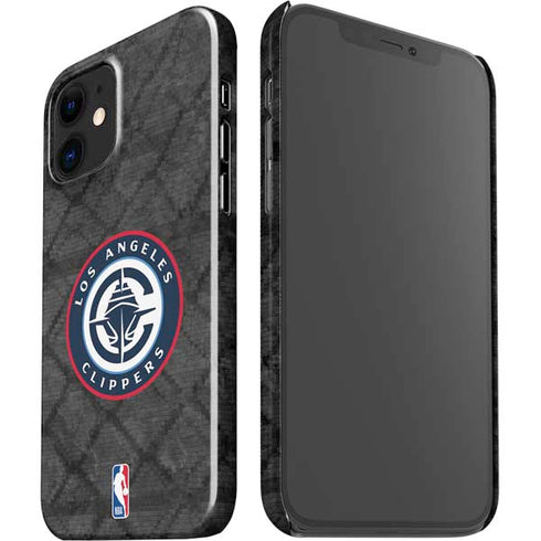 NBA Los Angeles Clippers Black Rust iPhone 12 Mini Lite Case