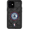 NBA Los Angeles Clippers Black Rust iPhone 12 Mini Waterproof Case