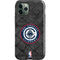 NBA Los Angeles Clippers Black Rust iPhone 12 Pro Impact Case