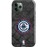 NBA Los Angeles Clippers Black Rust iPhone 12 Pro Impact Case