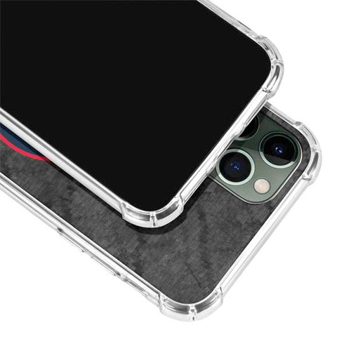 NBA Los Angeles Clippers Black Rust iPhone 12 Pro Max Clear Case