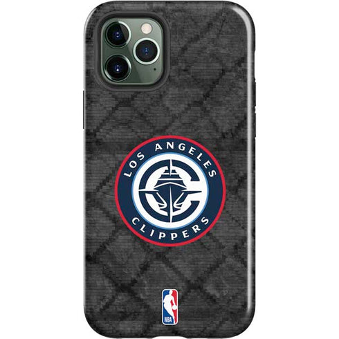 NBA Los Angeles Clippers Black Rust iPhone 12 Pro Max Impact Case