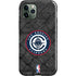 NBA Los Angeles Clippers Black Rust iPhone 12 Pro Max Impact Case