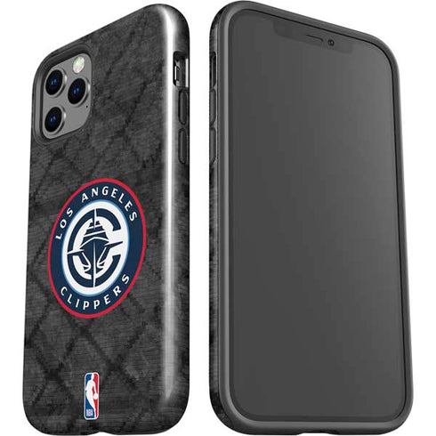 NBA Los Angeles Clippers Black Rust iPhone 12 Pro Max Impact Case