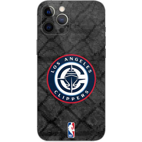 NBA Los Angeles Clippers Black Rust iPhone 12 Pro Max Skin