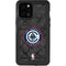 NBA Los Angeles Clippers Black Rust iPhone 12 Pro Max Waterproof Case