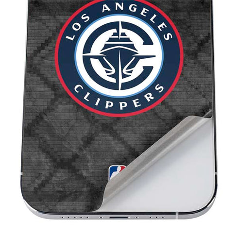 NBA Los Angeles Clippers Black Rust iPhone 12 Pro Skin