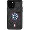 NBA Los Angeles Clippers Black Rust iPhone 12 Pro Waterproof Case