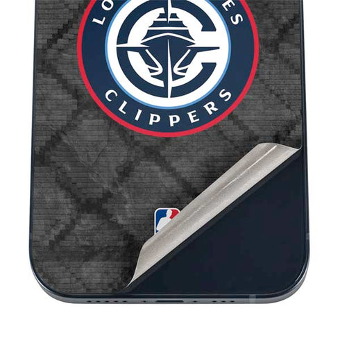 NBA Los Angeles Clippers Black Rust iPhone 12 Skin