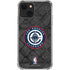 NBA Los Angeles Clippers Black Rust iPhone 13 Clear Case