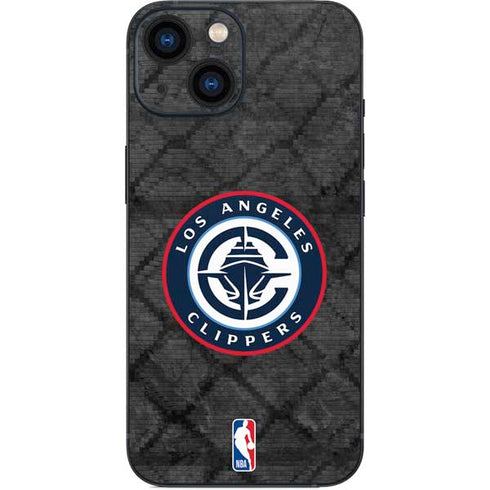 NBA Los Angeles Clippers Black Rust iPhone 13 Mini Skin