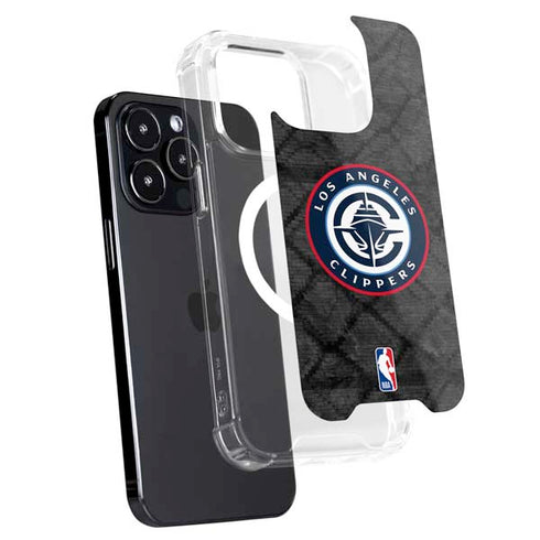 NBA Los Angeles Clippers Black Rust iPhone 13 Pro MagSafe Case
