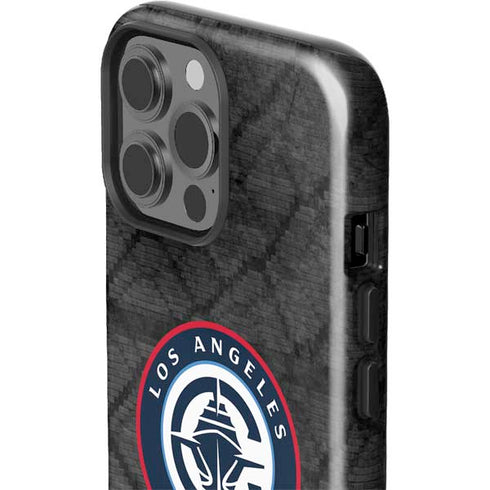 NBA Los Angeles Clippers Black Rust iPhone 13 Pro Max Impact Case