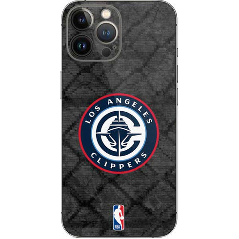 NBA Los Angeles Clippers Black Rust iPhone 13 Pro Max Skin