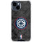 NBA Los Angeles Clippers Black Rust iPhone 14 Plus Clear Case